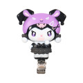 Japan Sanrio Original Bangs Clip Set - Kuromi : All Black Kuromi Mode - 3