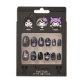 Japan Sanrio Original Nail Tips - Kuromi : All Black Kuromi Mode - 1