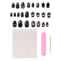 Japan Sanrio Original Nail Tips - Kuromi : All Black Kuromi Mode - 2