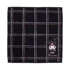 Japan Sanrio Original Mini Towel - Kuromi : All Black Kuromi Mode