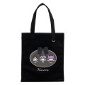 Japan Sanrio Original Tote Bag - Kuromi : All Black Kuromi Mode - 1