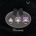 Japan Sanrio Original Tote Bag - Kuromi : All Black Kuromi Mode - 4