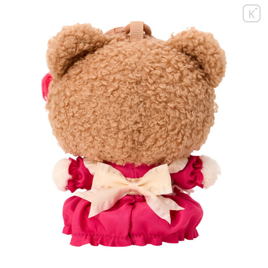 Japan Sanrio Original Mascot Holder - Hello Kitty : Cookie Fluffy Bear - 3