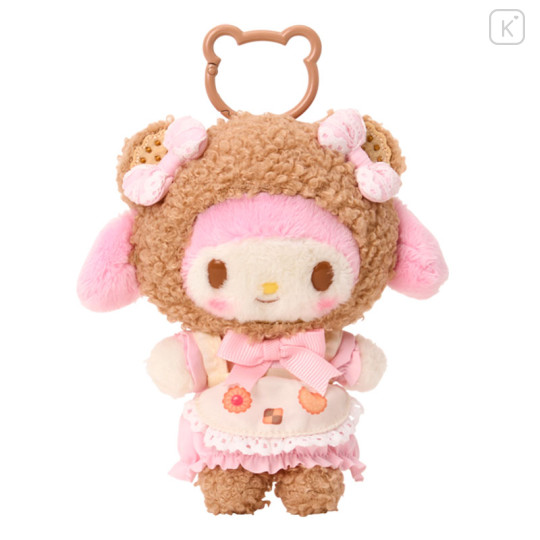 Japan Sanrio Original Mascot Holder - My Melody : Cookie Fluffy Bear - 1