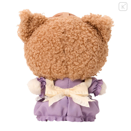 Japan Sanrio Original Mascot Holder - Kuromi : Cookie Fluffy Bear - 3