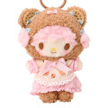 Japan Sanrio Original Mascot Holder - My Sweet Piano : Cookie Fluffy Bear - 2