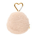 Japan Sanrio Original Mini Pouch with Carabiner - Hello Kitty : Cookie Fluffy Bear - 2