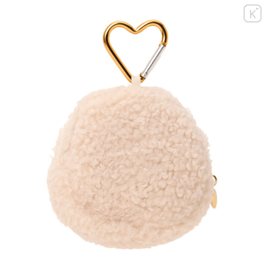 Japan Sanrio Original Mini Pouch with Carabiner - My Melody : Cookie Fluffy Bear - 2