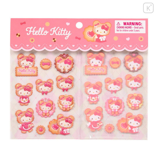 Japan Sanrio Original Sticker Set - Hello Kitty : Cookie Fluffy Bear - 1