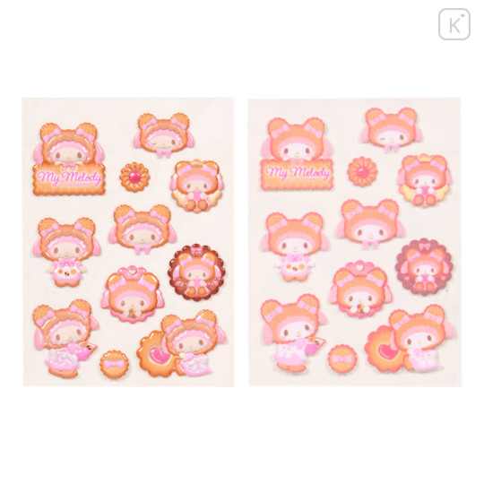 Japan Sanrio Original Sticker Set - My Melody : Cookie Fluffy Bear - 2