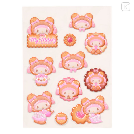 Japan Sanrio Original Sticker Set - My Melody : Cookie Fluffy Bear - 3