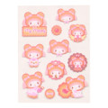 Japan Sanrio Original Sticker Set - My Melody : Cookie Fluffy Bear - 4