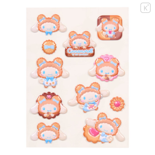 Japan Sanrio Original Sticker Set - Cinnamoroll : Cookie Fluffy Bear - 3