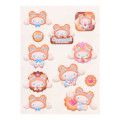 Japan Sanrio Original Sticker Set - Cinnamoroll : Cookie Fluffy Bear - 3