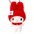 Japan Sanrio Original Mini Mascot Holder - My Melody : Red - 2