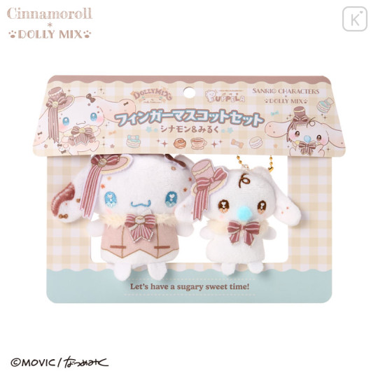 Japan Sanrio Dolly Mix Finger Mascot Puppela Set - Cinnamoroll - 1