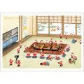 Japan Mini Santa Christmas Card - Osechi New Year's Food - 1