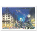 Japan Mini Santa Christmas Card - Ginza - 1