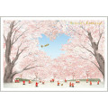 Japan Mini Santa Christmas Card - Hirosaki Park - 1