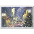 Japan Mini Santa Christmas Card - Yuraku-cho - 1