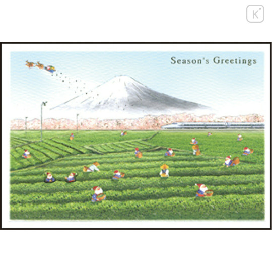 Japan Mini Santa Christmas Card - Shizuoka - 1