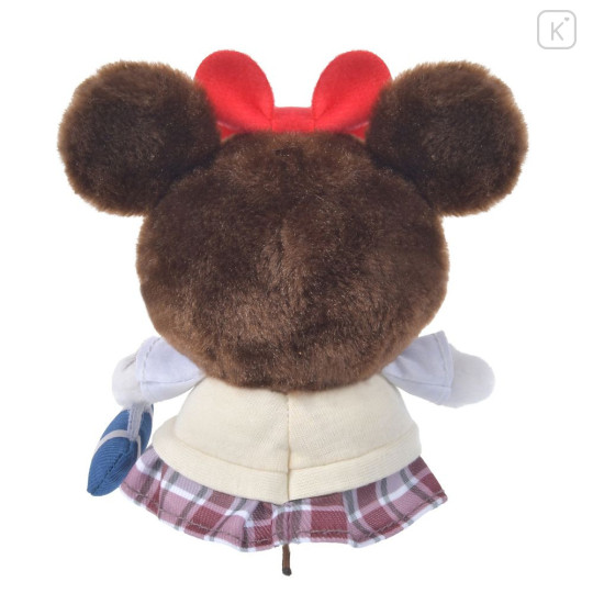 Japan Disney Store Urupocha-chan Plush - Minnie : Autumn / Winter Student Style - 4