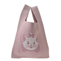 Japan Disney Store Jacquard Woven Mini Tote Bag - Marie : Face Pink Knit Bag - 3