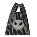 Japan Disney Jacquard Woven Mini Tote Bag - Jack Skellington : Face Knit Bag - 4