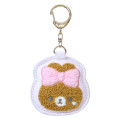 Japan San-X Embroidered Patch Mascot Bag Charm Keychain - Chairoikoguma : Makeup Rilakkuma - 1