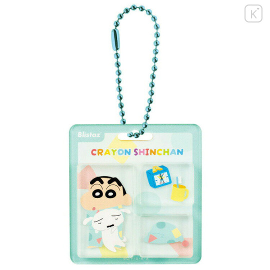 Japan Crayon Shin-chan Blister Acrylic Keychain - Shinnosuke Nohara : Blistaz Pajamas - 1