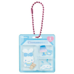 Japan Sanrio Blister Acrylic Keychain - Cinnamoroll : Blistaz Pack Blue