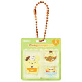 Japan Sanrio Blister Acrylic Keychain - Pompompurin & Muffin : Blistaz Pack Green - 1