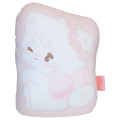 Japan Mikko Illustrations Die-Cut Cushion - Lil ala mode Mousse Playing in Flower Field - 1