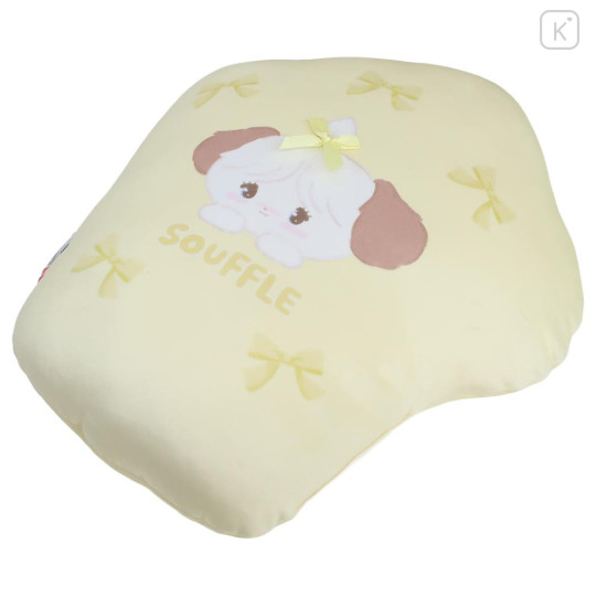 Japan Mikko Illustrations Die-Cut Cushion - Lil ala mode : Lil ala mode Souffle Playing in Flower Field - 2