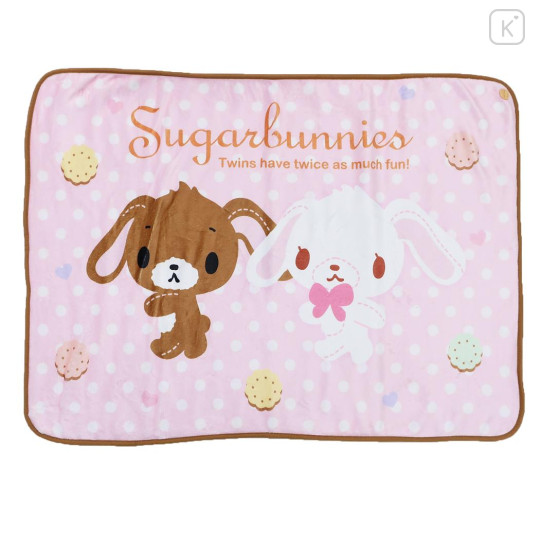 Japan Sanrio Fleece Lap Blanket - Sugarbunnies : Pink - 1