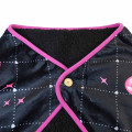Japan Sanrio Fleece Lap Blanket - Kuromi : Throne Black - 2