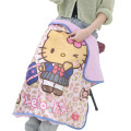 Japan Sanrio Fleece Lap Blanket - Hello Kitty : Tokimeki Heisei Kogal Leopard Pink - 5