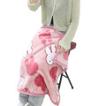 Japan Miffy Flannel Lap Blanket - Miffy : Face Pink - 4