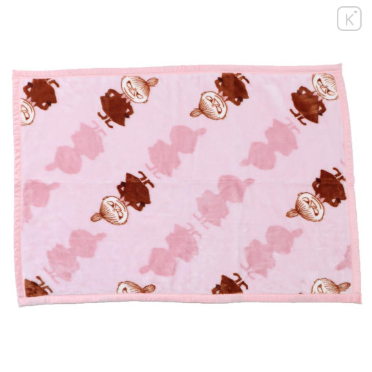 Japan Moomin Flannel Lap Blanket - Little My : Pink - 1