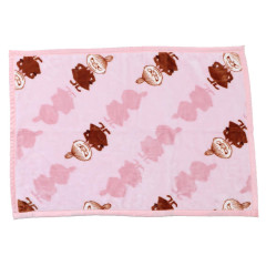 Japan Moomin Flannel Lap Blanket - Little My : Pink