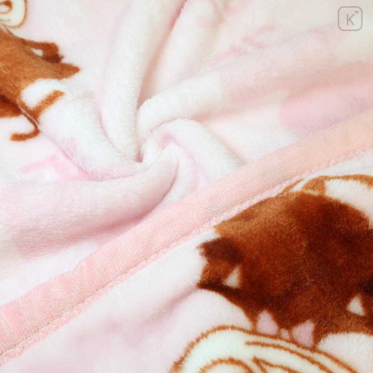 Japan Moomin Flannel Lap Blanket - Little My : Pink - 2