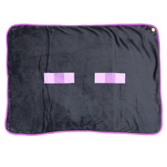 Japan Minecraft Fleece Lap Blanket - Enderman Black