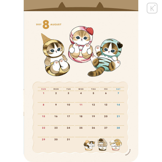 Japan Mofusand Wall Calendar - 2027 - 4