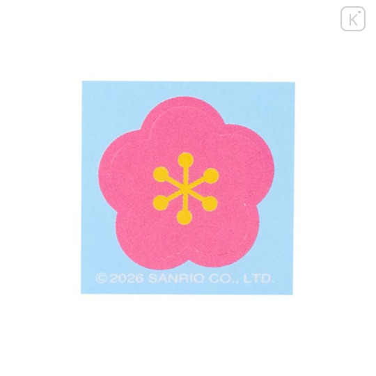 Japan Sanrio Original Mini Envelope with Puffy Sticker - Cinnamoroll : New Year Plum Blossom - 5