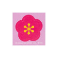Japan Sanrio Original Mini Envelope with Puffy Sticker - Kuromi : New Year Plum Blossom - 5