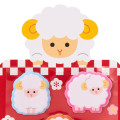 Japan Sanrio Original Mini Envelope with Puffy Sticker - Kuromi : New Year of Sheep Red Plum Blossom - 3