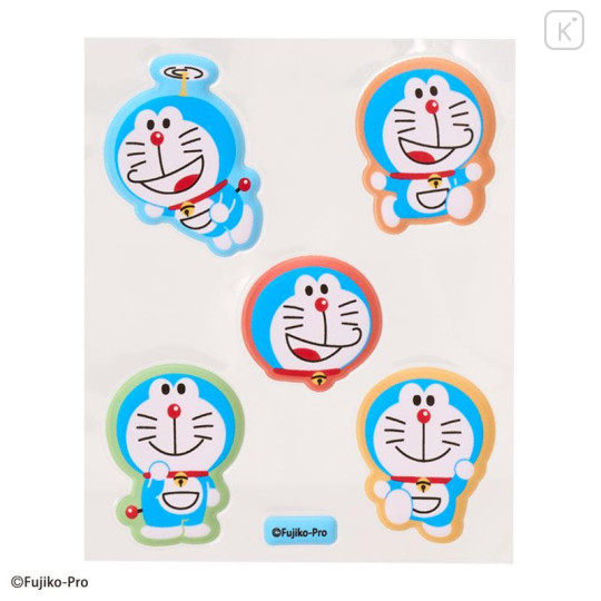 Japan Sanrio Original Mini Envelope with Puffy Sticker - Doraemon : New Year Plum Blossom - 4
