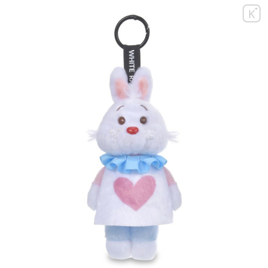 Japan Disney Store Palnui Plush Keychain - Alice in Wonderland : Rabbit - 1