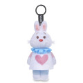 Japan Disney Store Palnui Plush Keychain - Alice in Wonderland : Rabbit - 1