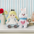 Japan Disney Store Palnui Plush Keychain - Alice in Wonderland : Rabbit - 2